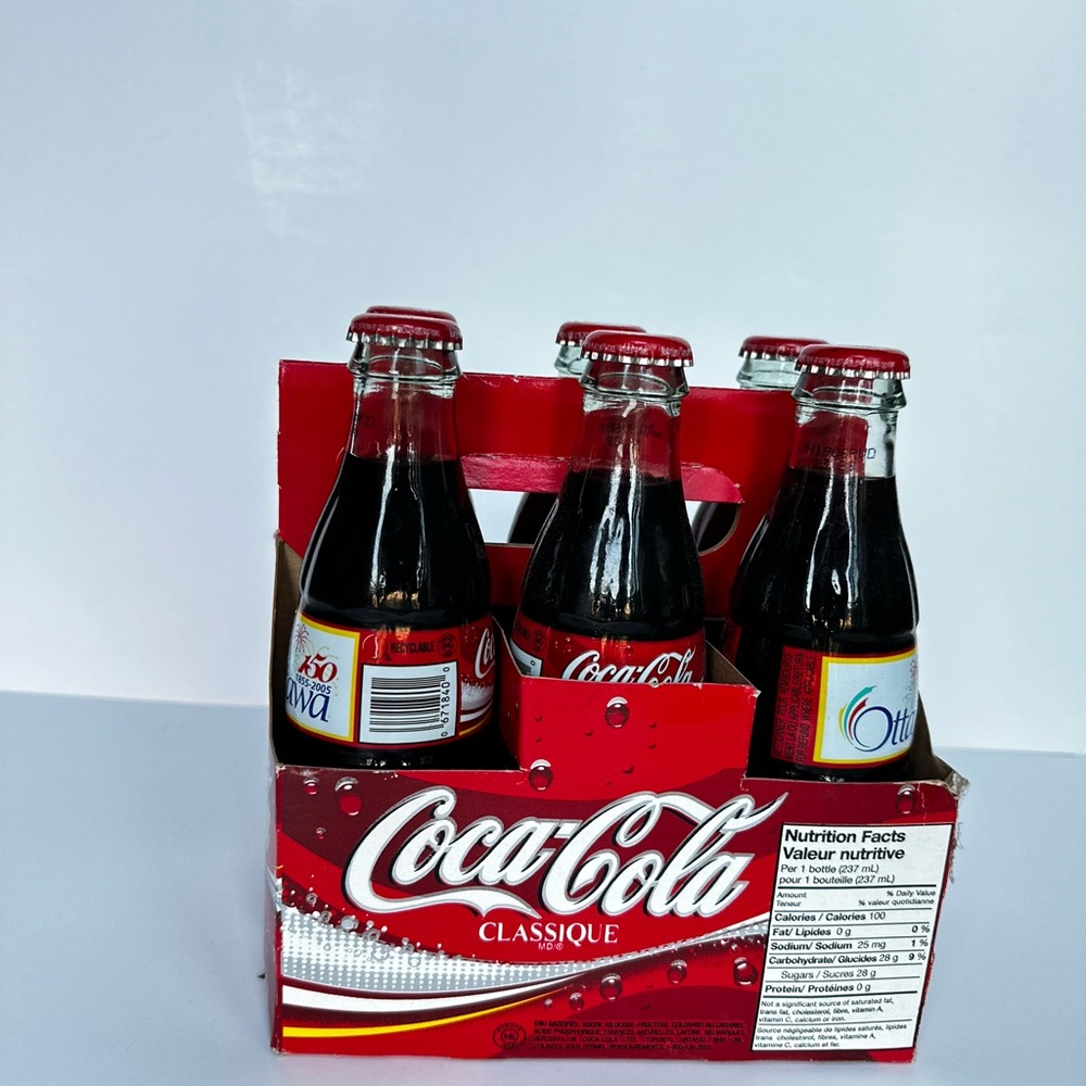 Coca-Cola Ottawa 150th Anniversary – Pack of 6 Collectible Bottles